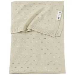 Meyco, Babydecke, Baby Ajour babydecke gross - bambus - soft sand - 100x150cm (150 x 100 cm)