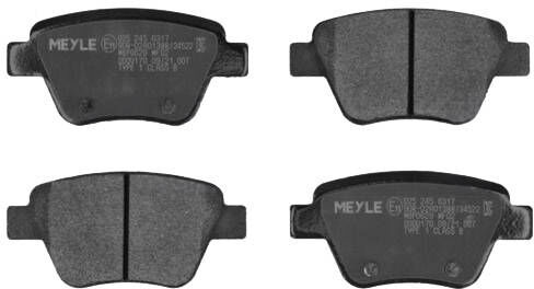 MEYLE 025 245 6317 Brake pad set