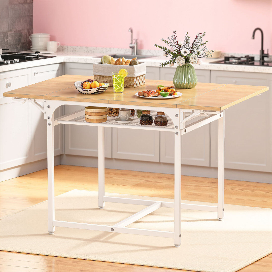 Borough Wharf Dining Table with Iron Base Oak