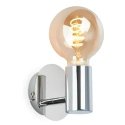 Briloner Wandleuchte Kosol Alu, Eisen, Stahl & Metall Silber Chrom
