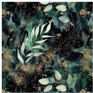 No-Name Gavepapir, Lux Green, 57cm X 6m