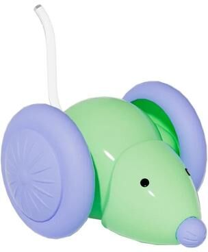 Uplift Picks Interactive Electric Mouse Car Cat Toy Rechargeable Smart Automatic Pet Teaser green
