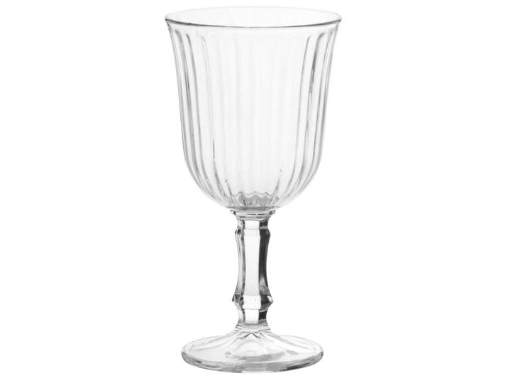 Weinglas aus geriffeltem Glas, 24CL