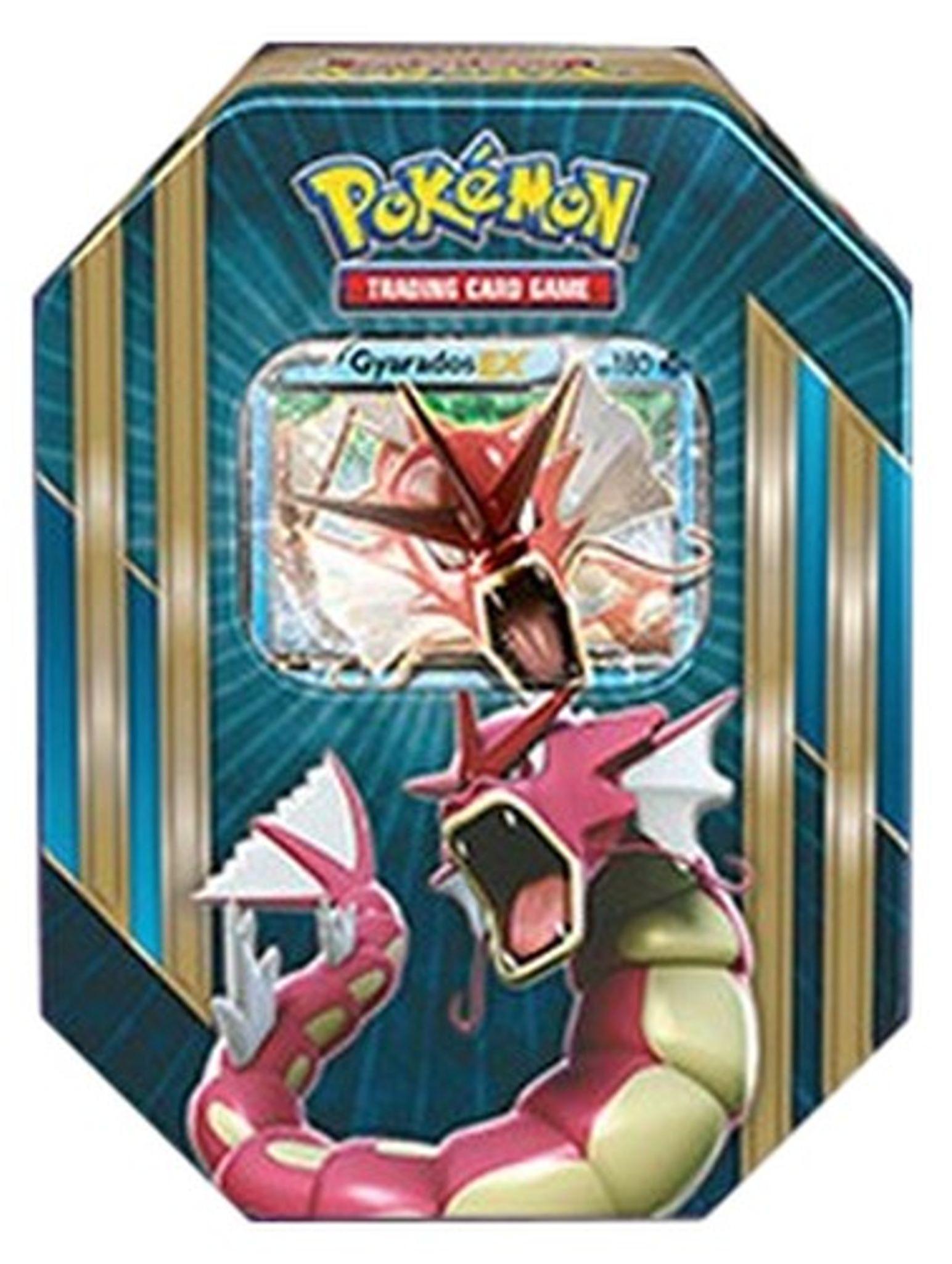 Pokemon Triple Power Tins: Shiny Gyarados EX Tin