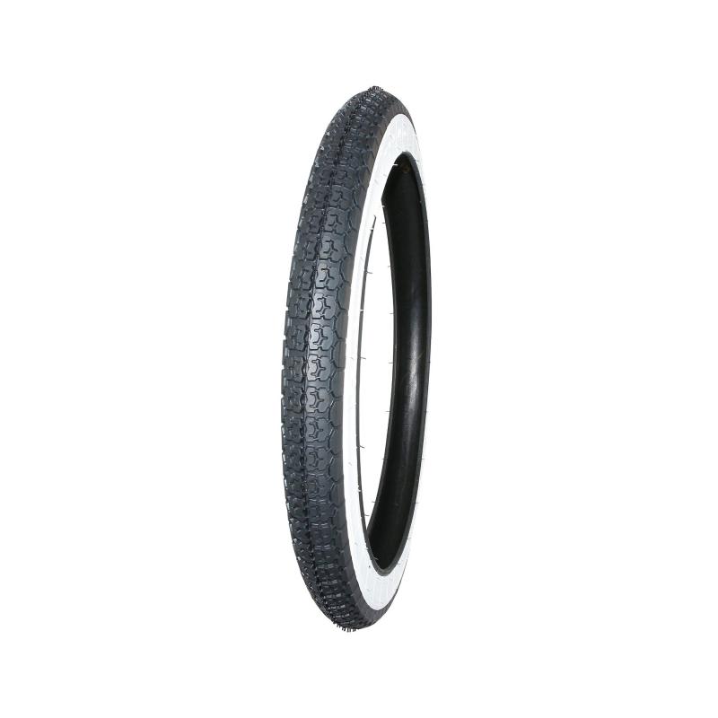 Pneu cyclo classique Mitas B4 2 1/4-18 42J Renforcé Flancs blancs