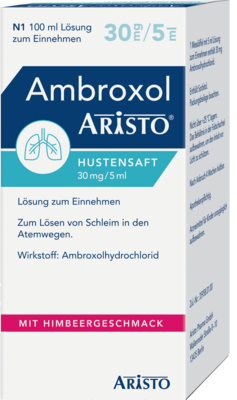Aristo Pharma GmbH AMBROXOL Aristo Hustensaft 30 mg/5 ml Lsg.z.Einn. 250 ml 11112216