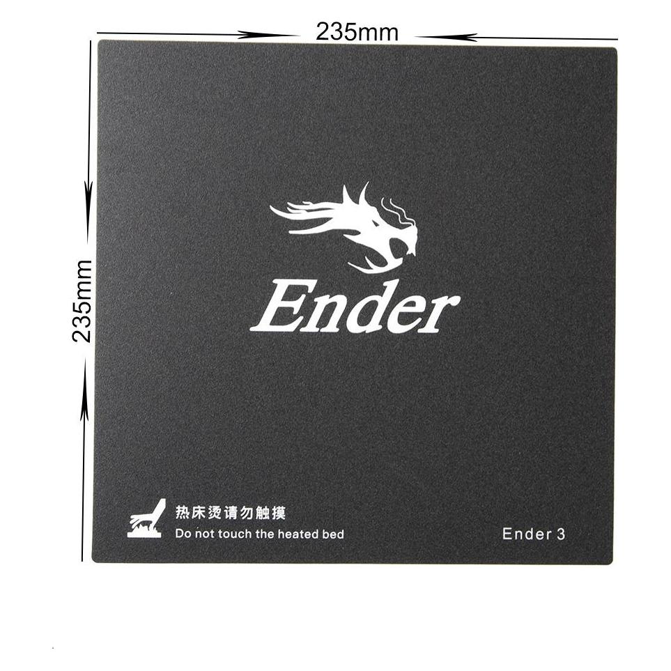Creality 3D Ender-3 Build Surface sticker 235x235mm (Ersatzteile, Zubehör) (4004090034)