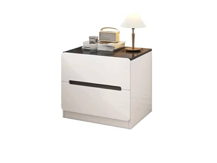 YCCHAH Bett mit Stauraum Hauptschlafzimmer-Nachttisch, Hochwertiger, Einfacher, Moderner Nachttisch for Das Hauptschlafzimmer Desktop