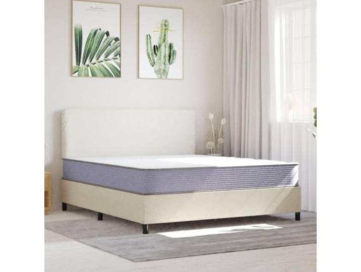 FDSAQOPT Matratze Schaumstoff Mittelweich 180x200 cm Federlos, mehrschichtig, doppelseitig wendbar, geräuschabsorbierend, gerollt im Karton