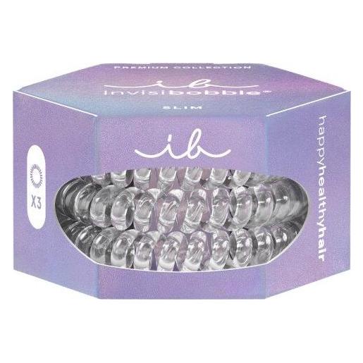 Invisibobble Hair band Slim Premium Crystal Clear 3 pcs (Haargummi) (44453839)