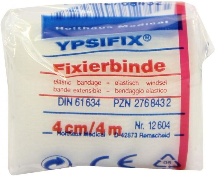Fixierbinde Ypsifix elastisch 4 cmx4 m i.Zellglas