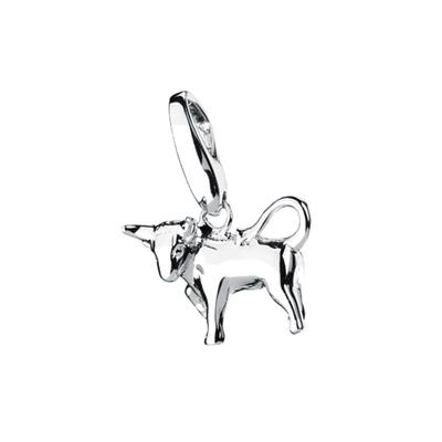Charm Sternzeichen "Sternzeichen Stier, Silber 925", silber, GIORGIO MARTELLO MILANO, Charms, Damen, Silber 925 (Sterlingsilber)