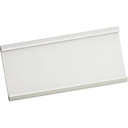 Büroschild MADRID 180 x 70 mm, Aluminium, silber