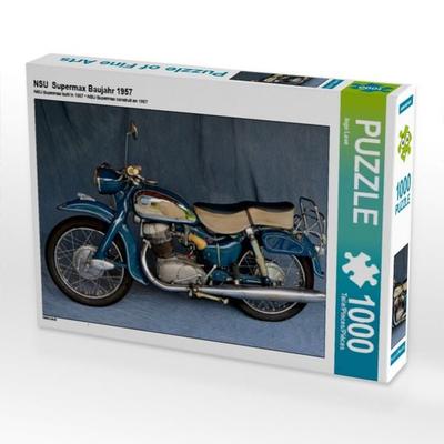 CALVENDO Puzzle NSU Supermax Baujahr 1957 | 1000 Teile Lege-Größe 64 × 48 cm Foto-Puzzle für glückliche Stunden