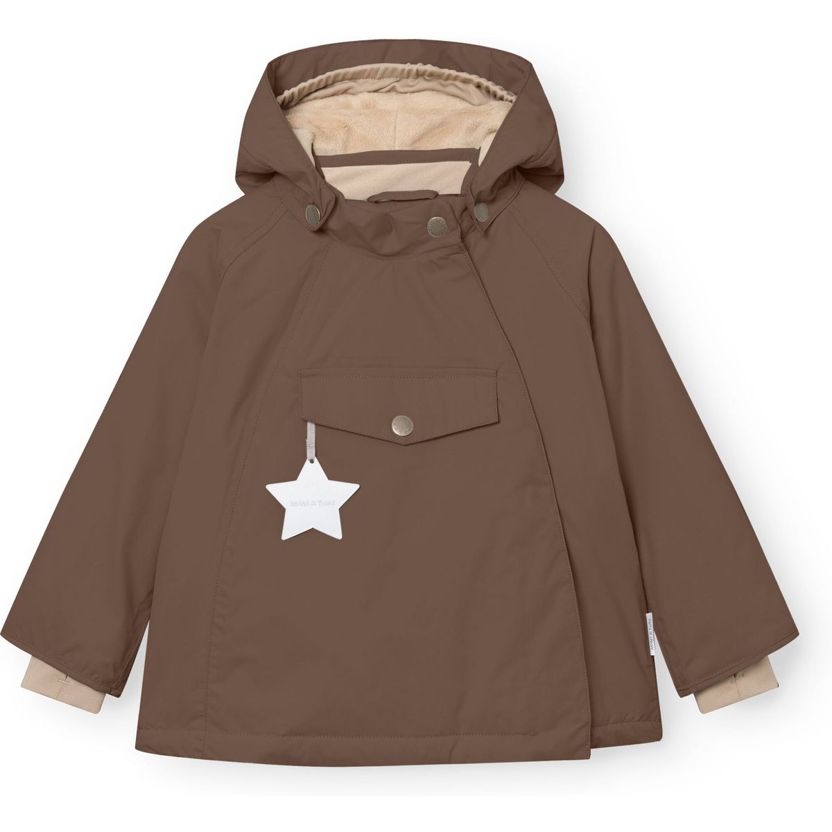 Mini a ture Matwang Fleece Lined Winter jacket. GRS chestnut brown (1930) 104 1263307700193013