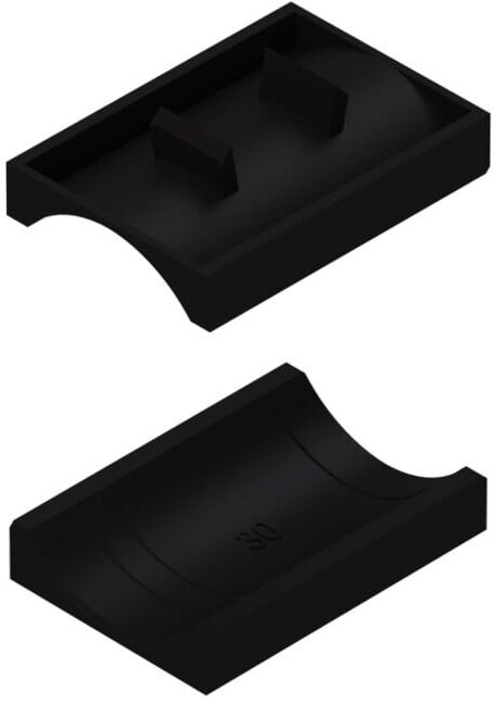 niedax Bac de récupération GW 90 noir Polyéthylène (GW 90)