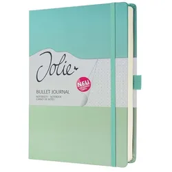 Sigel Notizbuch »JOLIE Bullet« Punktraster A5+ 200 Seiten türkis/mintgrün türkis, 17x22 cm