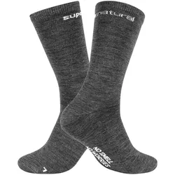 Super Natural, Unisex, Sportsocken, Sn All Day Socks 2-Pack, Rot, Grau