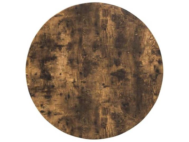 GHVBNMF Tischplatte Rund Ø 80 cm Holzwerkstoff Ersatzplatte Raucheiche Vielseitige runde Holzwerkstoffplatte in Raucheiche für Wohnzimmer und Essbereich, optimal für eigene DIY Projekte.