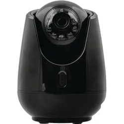 König HD Bewegliche IP-Kamera Innenbereich 720P Schwarz (1280 x 720 Pixels), Netzwerkkamera, Schwarz