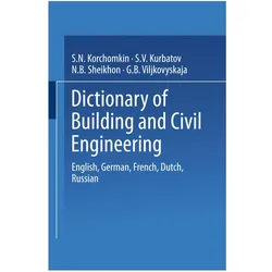 Dictionary of Building and Civil Engineering, Fachbücher