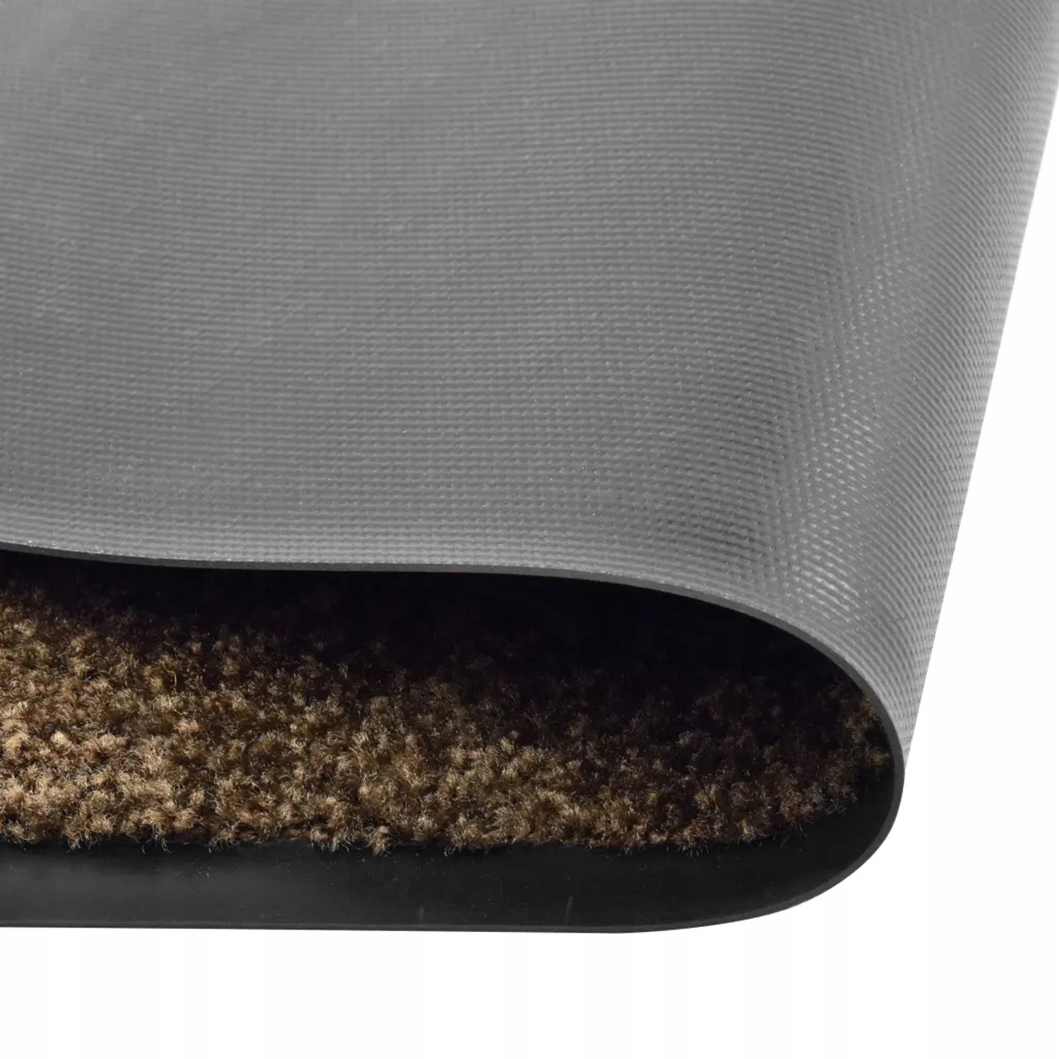Gravora Antislip Deurmat Polyamide Bruin 90 x 60 cm