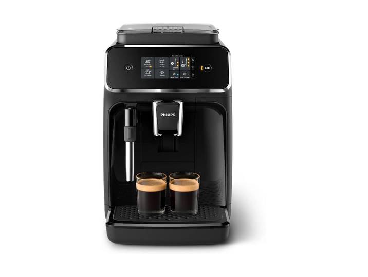 PHILIPS Kaffeevollautomat Series 2200 EP2225/10 Klavierlack Schwarz , Energieeffizienz: A, schwarz, Kaffeevollautomaten, Kaffeevollautomat