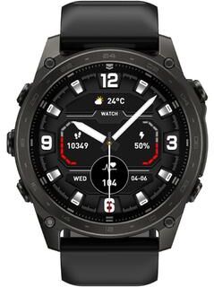 CaseAndConnect T8 Pro AMOLED Smart Watch With Bluetooth Calling 5ATM Waterproof Fitness Tracker black