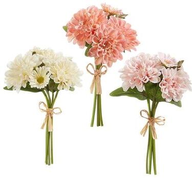 Classic Touch "11"" Real Touch Dahlia Bundle (3 Colors) - light pink"