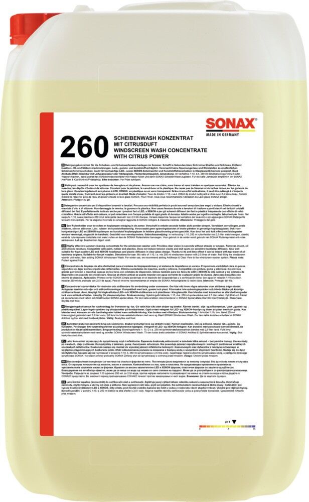 SONAX 02607050 Scheibenwischwasser