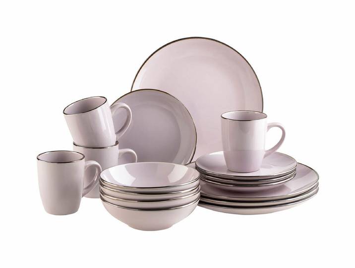 Mäser Kombiservice 16-teilig Geschirr Set Lavendel