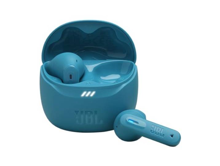 JBL Tune Flex 2, Wireless Noise Cancelling Bluetooth Earbuds, Blauwgroen