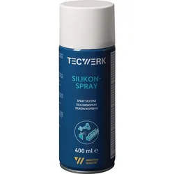 TECWERK Silikonspray farblos 400 ml Spraydose ohne zu fetten -40 bis +120 °C