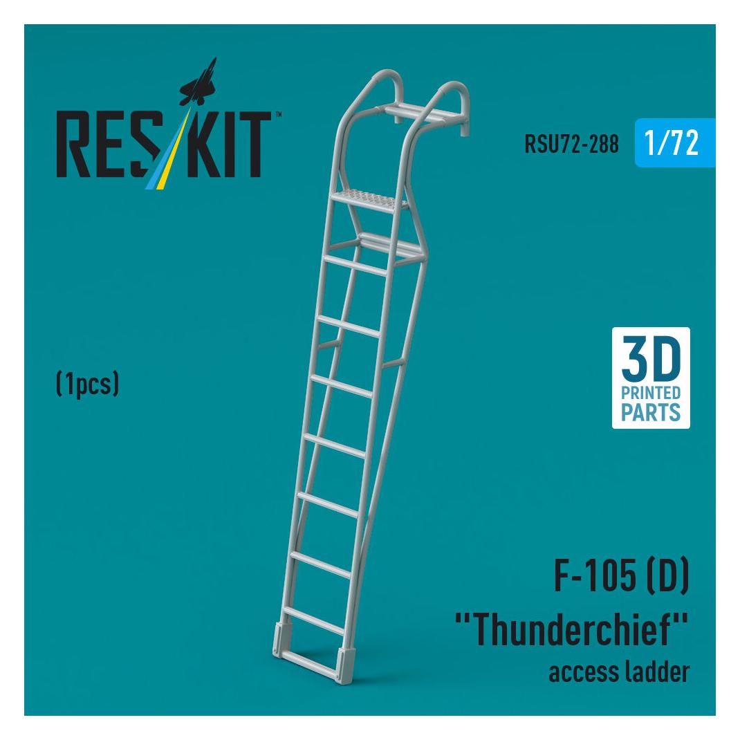 ResKit F-105D Thunderchief access ladder (1 pcs) (3D Printed) (RSU72-0288)