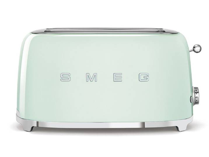 SMEG 50 s Retro Style Langschlitztoaster 2 Scheiben pastellgrün'