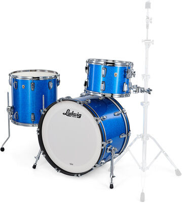 Ludwig Classic Maple Fab 22 Blue Sp. Blue Sparkle