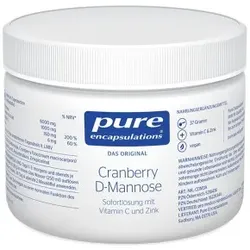 PURE ENCAPSULATIONS Cranberry D-Mannose Pulver 37 g