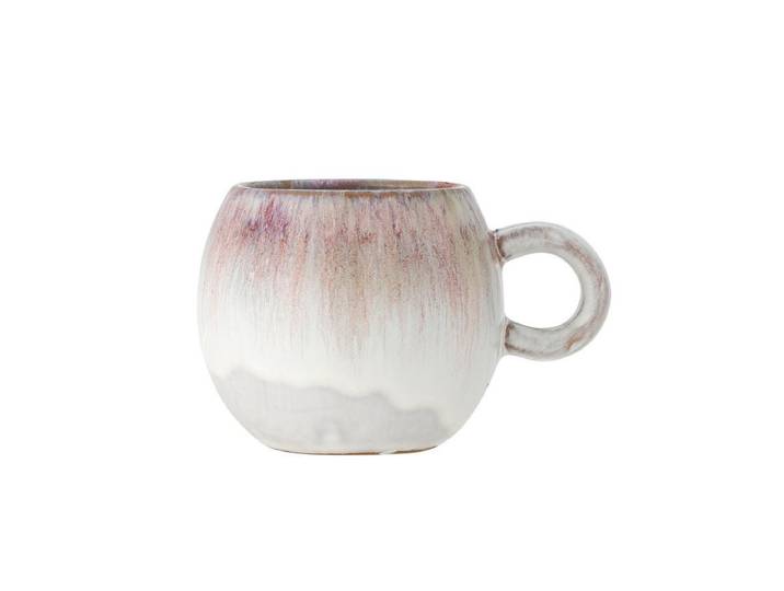 Tasse Elio - aus Steingut gefertigt - Rose - Luxusbetten24