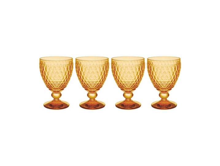 ROTWEINGLÄSER Boston Coloured Saffron 310 ml 4er Set