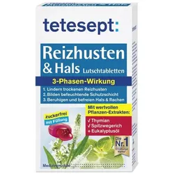 TETESEPT Reizhusten & Hals Lutschtabletten 20 St
