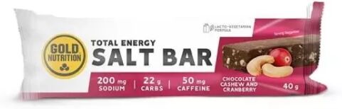Gold Nutrition Salt Bar Choco. + Cranberry 40g