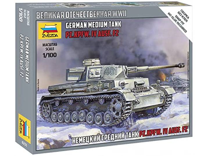 Zvezda Model tank: Panzer IV Ausf.F2