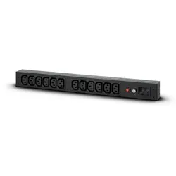 CyberPower PDU20BHVIEC12R, Rackmount 1U, Basic PDU Eingang 230V/16A (1), Ausgang IEC-320 C13 (12)