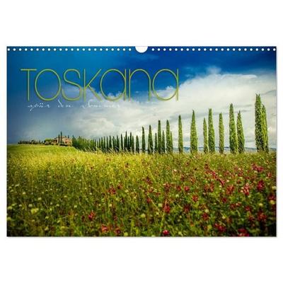 Toskana - spür den Sommer (Wandkalender 2027 DIN A3 quer), CALVENDO Monatskalender