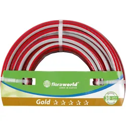 Floraworld, Gartenschlauch, Profi-Wasserschl. 3/4"25m NTS rot (25 m)