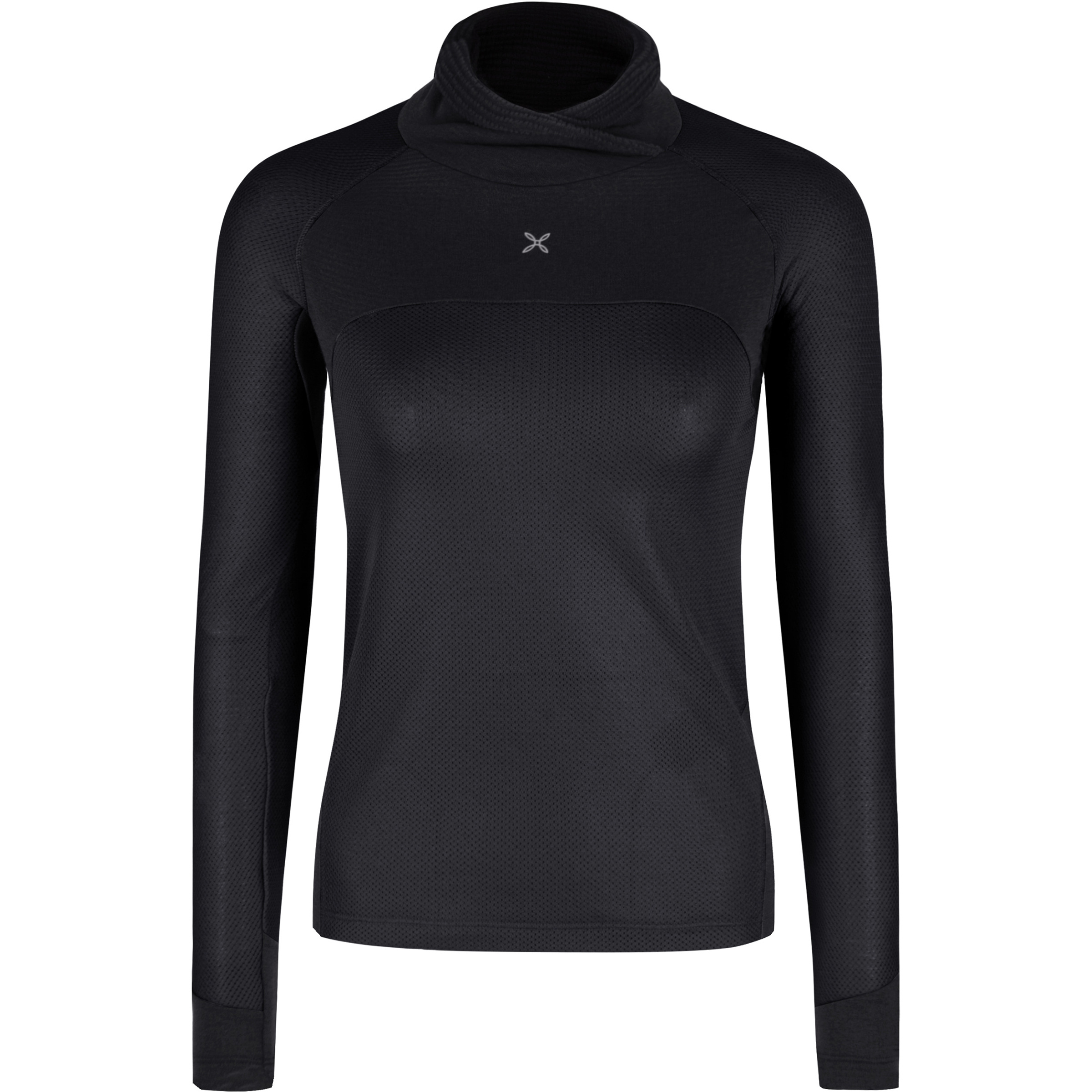 Montura Vertigo Octa High Neck Damen Longsleeves schwarz Größe M Trekking Elastisch