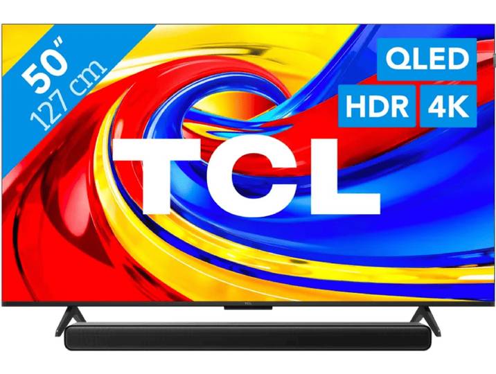 TCL 50 QLED P79L 4K (2026) + TCL S45H 2.0 Soundbar