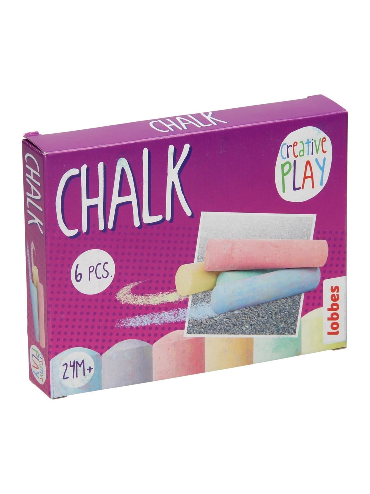 Lobbes sidewalk chalk 6 pcs.