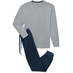 Tchibo - Pyjama mit Bündchen - Herren - Gr. XXL - dunkelblau