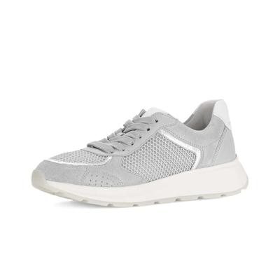 Sneaker GABOR "Sneaker low", Damen, Gr. 36, grau, Schuhe Sneaker